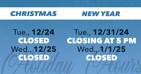 holiday hours